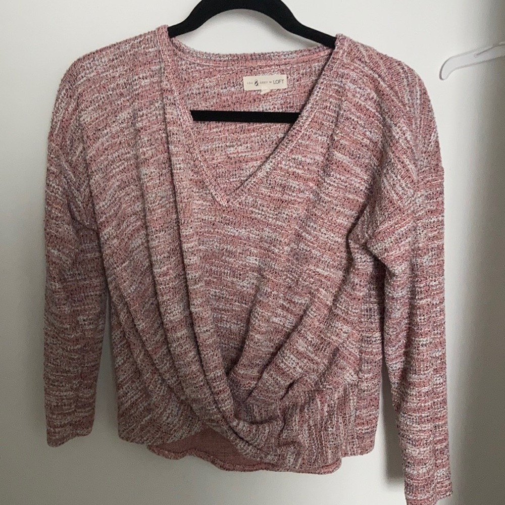 Lou and grey cozy front tie long sleeve